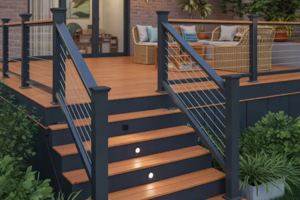 Deck with Black Railing Ideas: Fresh Designs & DIY Tips