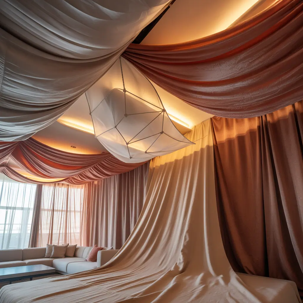 Fabric Ceiling Idea: Transform Your Room with Drapes, Panels & DIY Steps