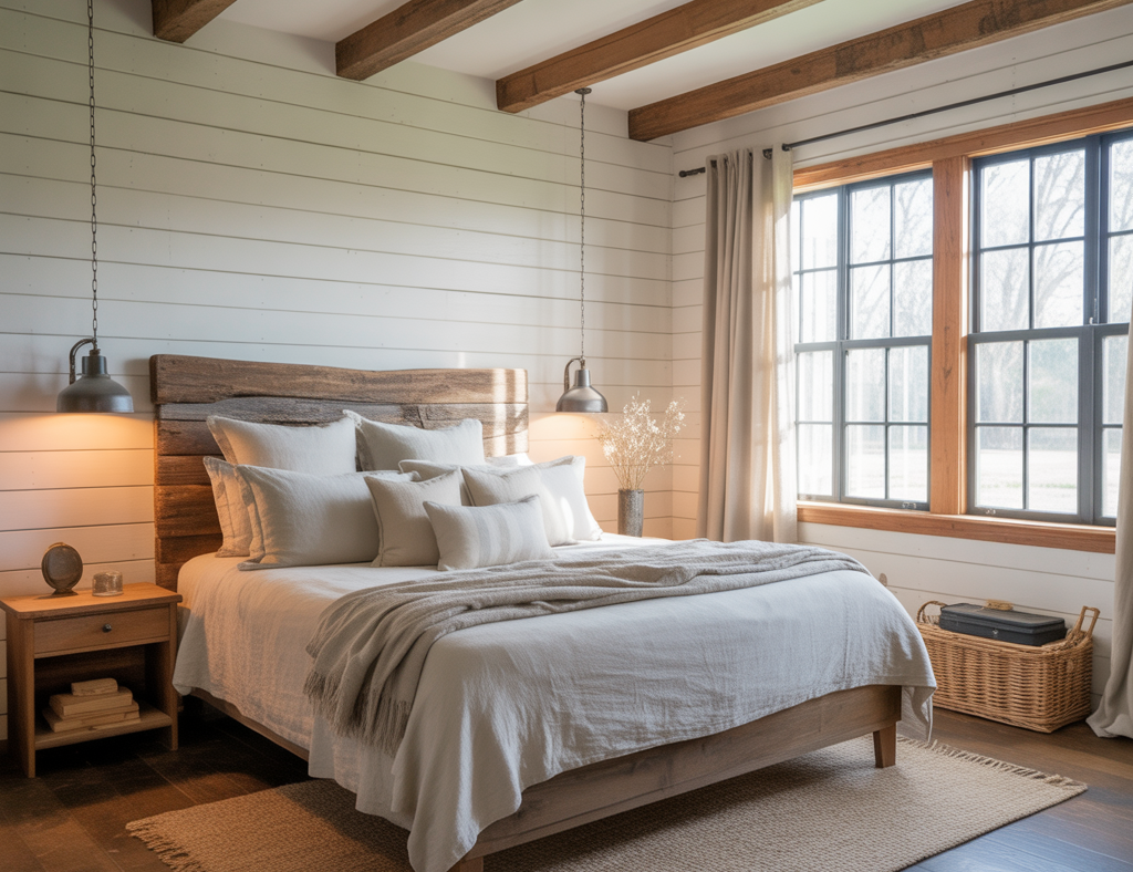 Farmhouse Bedroom Modern Ideas