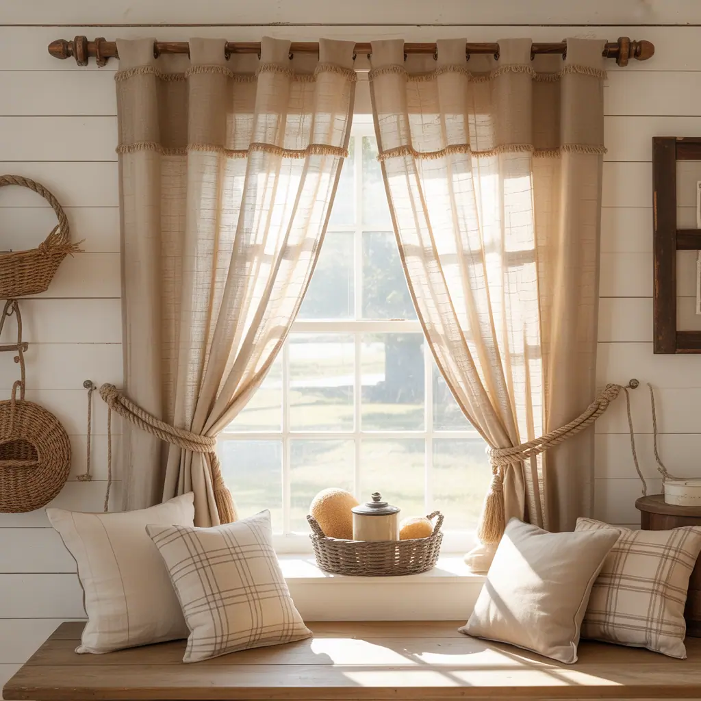 Farmhouse Curtains Ideas: Cozy, DIY-Friendly Window Treatments for Every Room