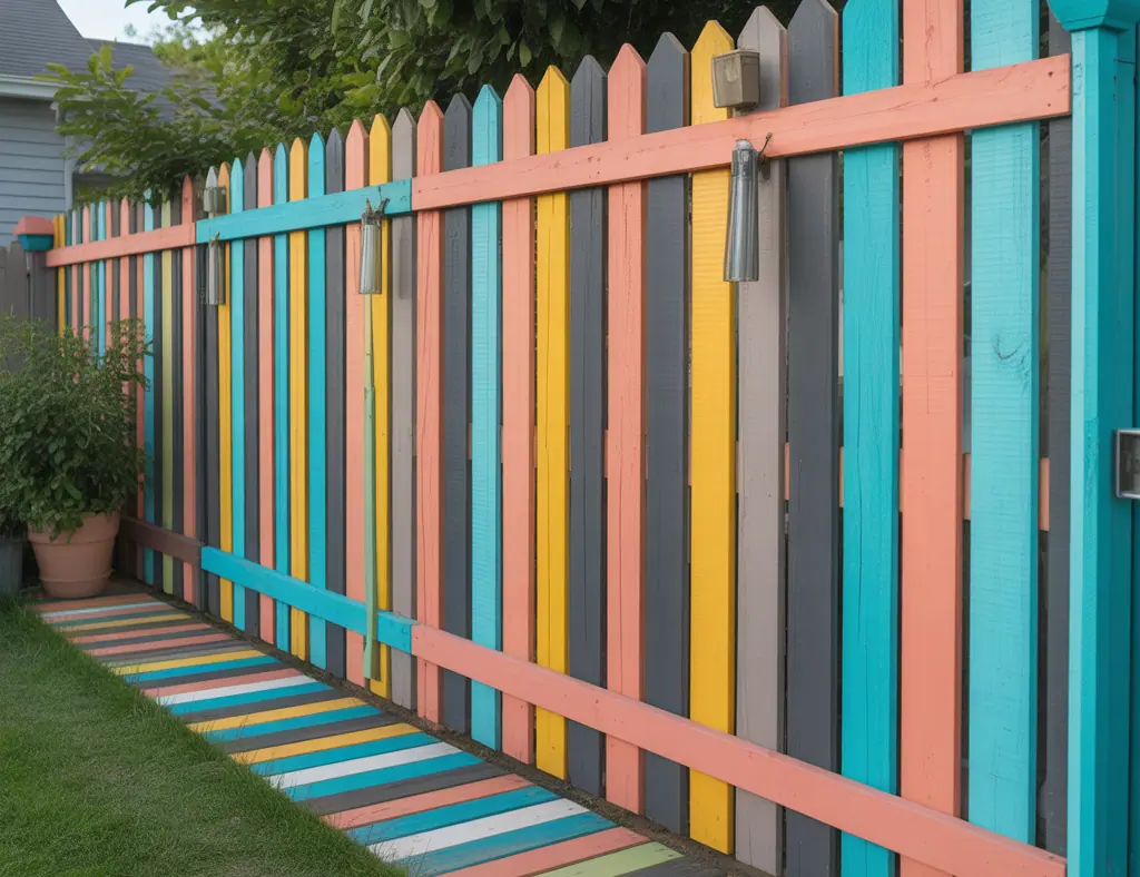 Fence Colors Ideas: Transform Your Yard with Colorful Fence Paint & Stain