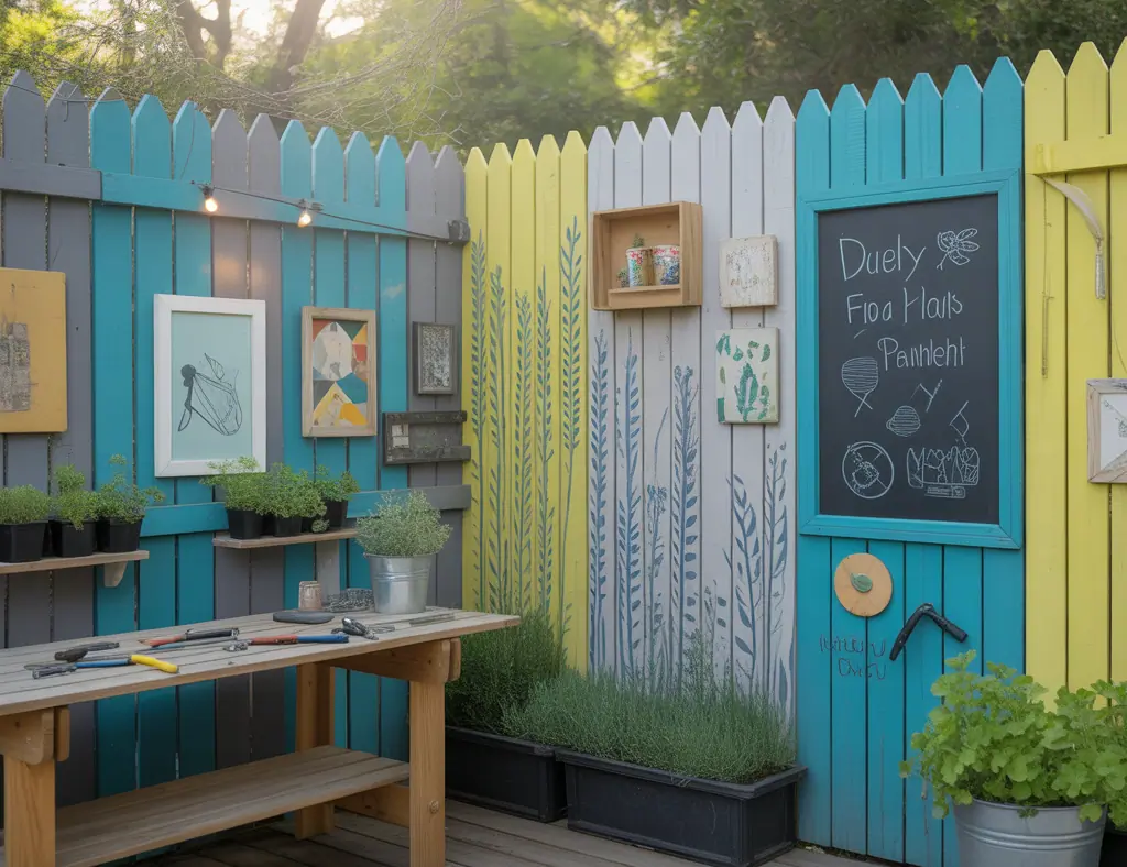 Fence Ideas Painted