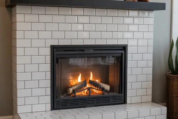 Fireplace Ideas Subway Tile