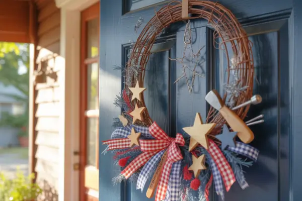 Front Door 4th Of July Wreath Ideas