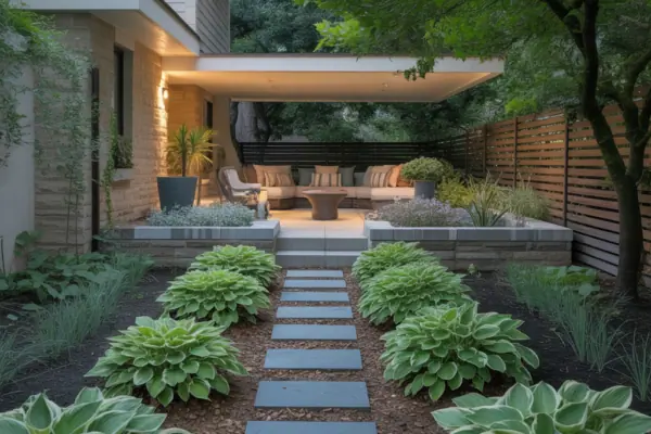 Front Yard Hosta Outdoor Plans Garden Ideas: Easy Shade Garden Makeover