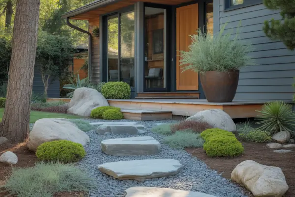 Front Yard Landscaping With Large Rocks Ideas
