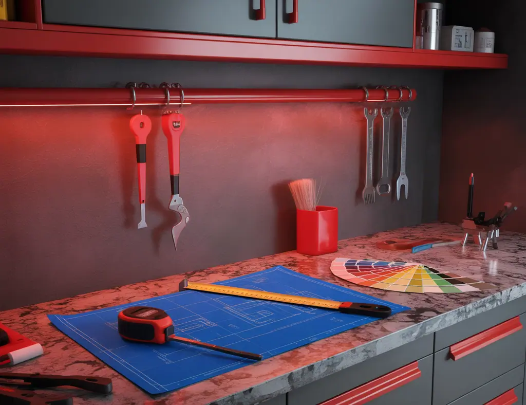 Grey and Red Idea Themes: Bold, Balanced Home Design & DIY