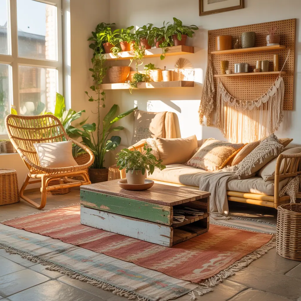 10 Inspiring ideas boho living room Makeovers: DIY Tips for a Cozy Bohemian Space