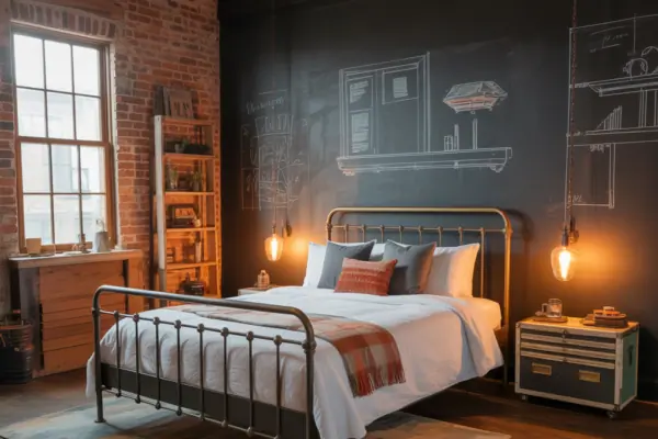 Ideas Dark Vintage Bedroom