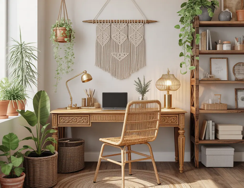 10 Inspiring Ideas for Boho Office: DIY Tips & Design Guide