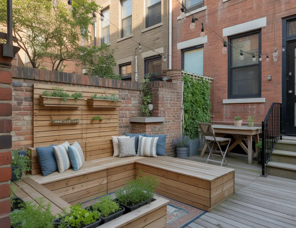 10 Creative Ideas for Brownstone Backyard: Small Urban Garden & DIY Upgrades