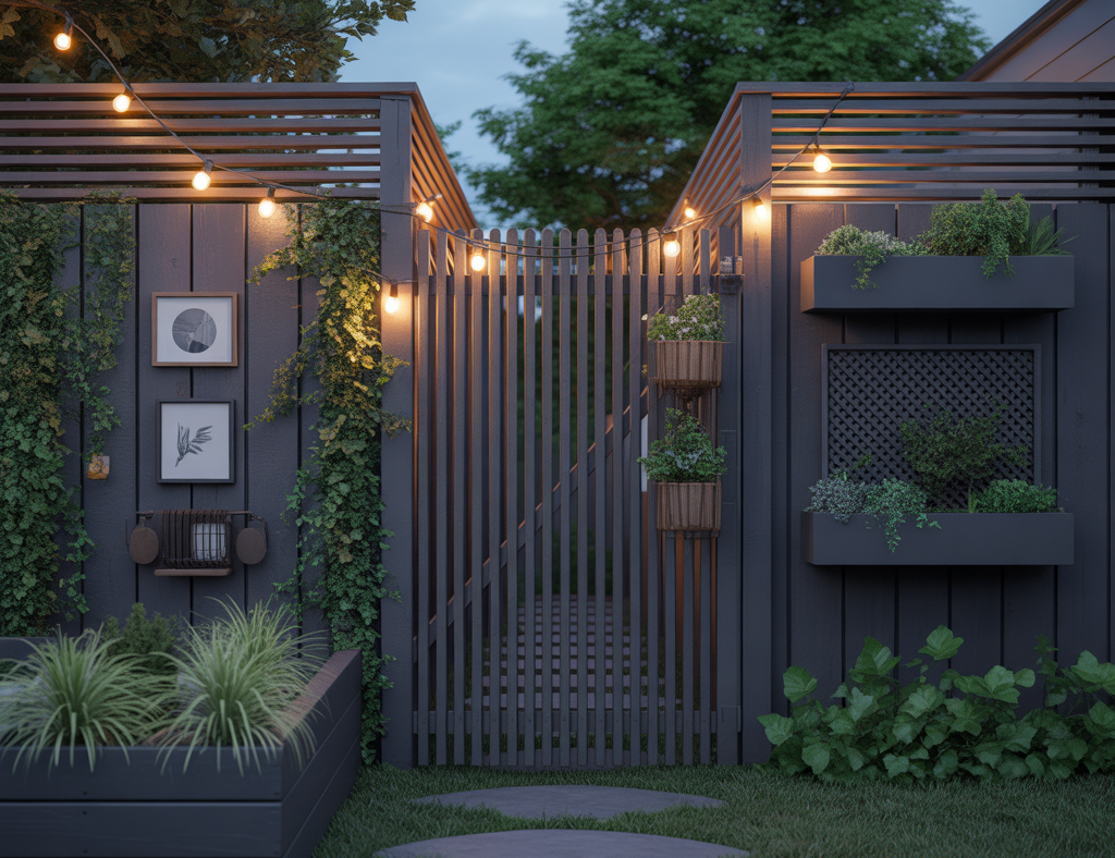 10 Fresh Ideas for Dark Grey Fence to Transform Your Yard