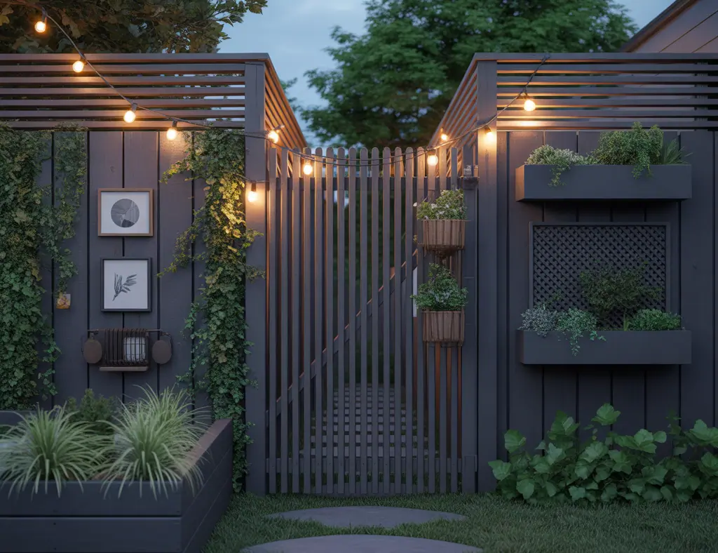 10 Fresh Ideas for Dark Grey Fence to Transform Your Yard