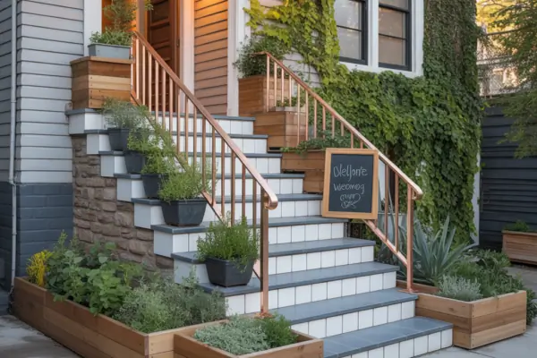 10 Creative Ideas for Front Steps That Boost Curb Appeal and Function