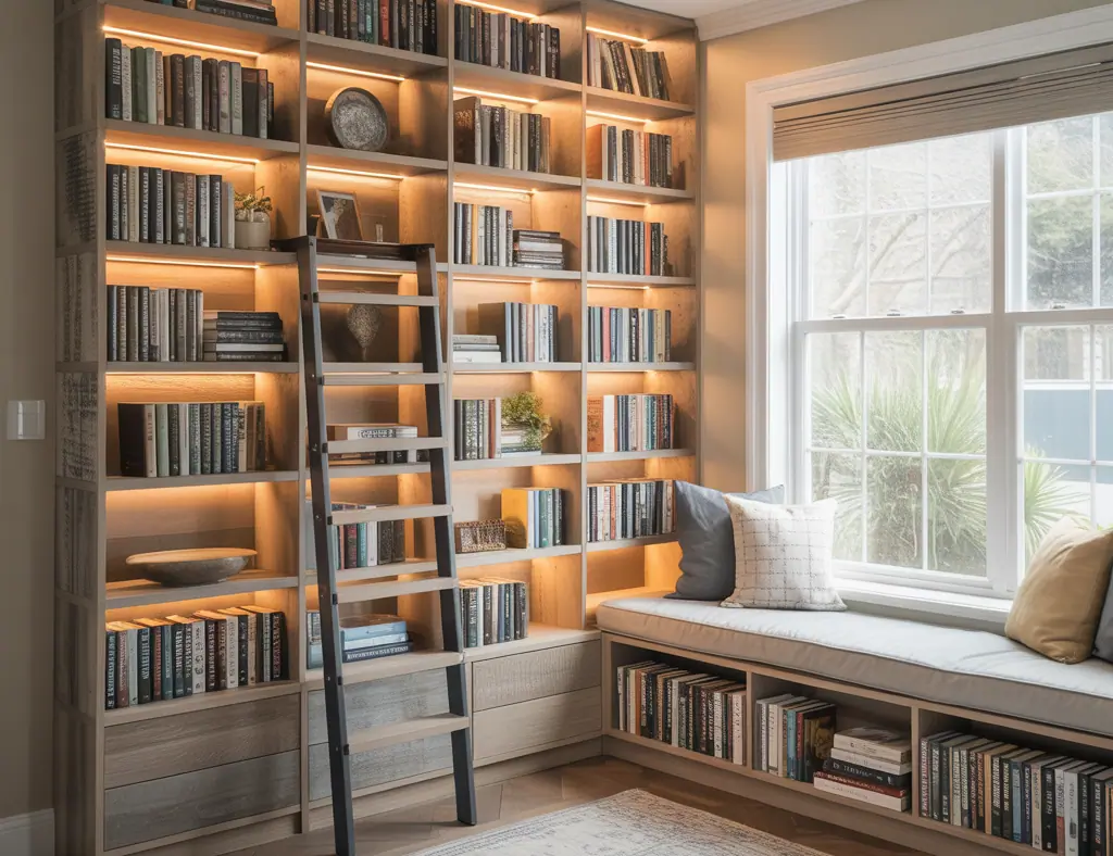 Ideas for Large Book Shelf: 12 Creative & DIY-Friendly Designs