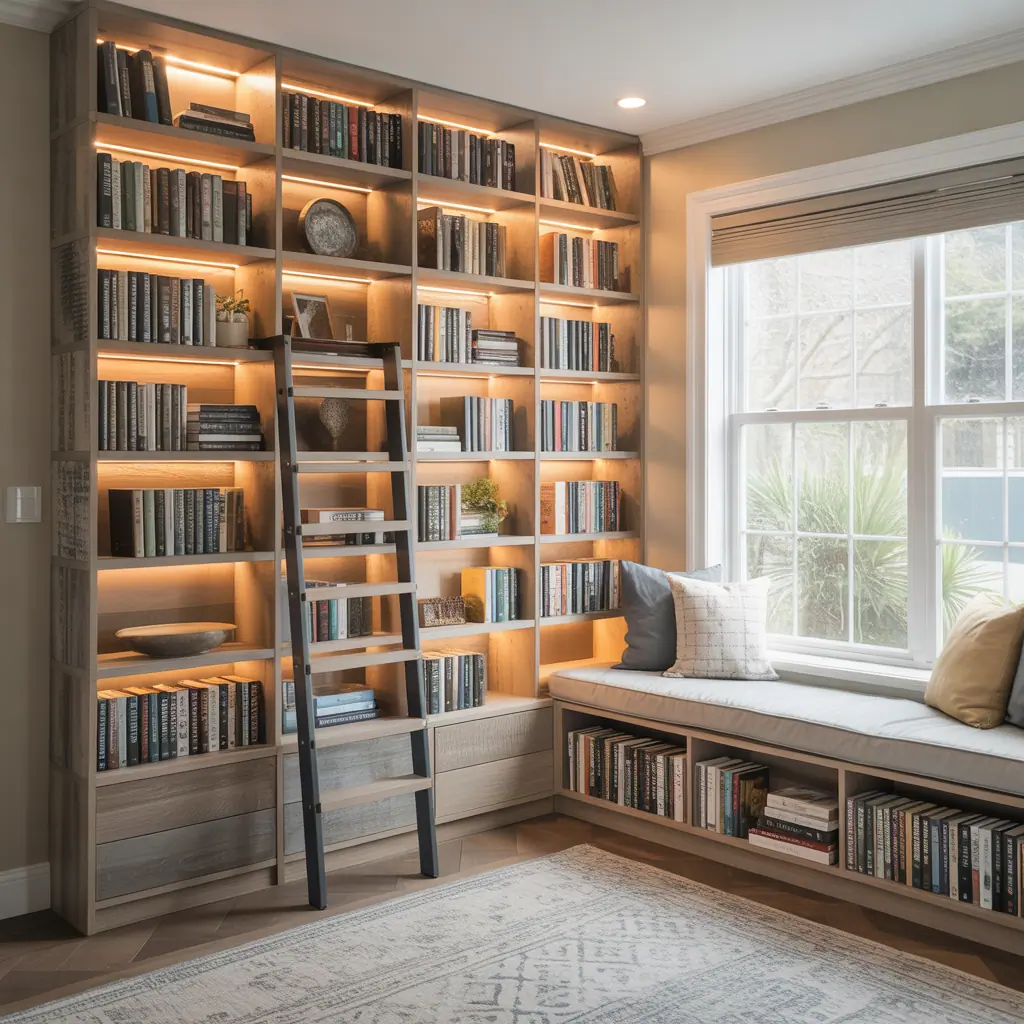 Ideas for Large Book Shelf: 12 Creative & DIY-Friendly Designs