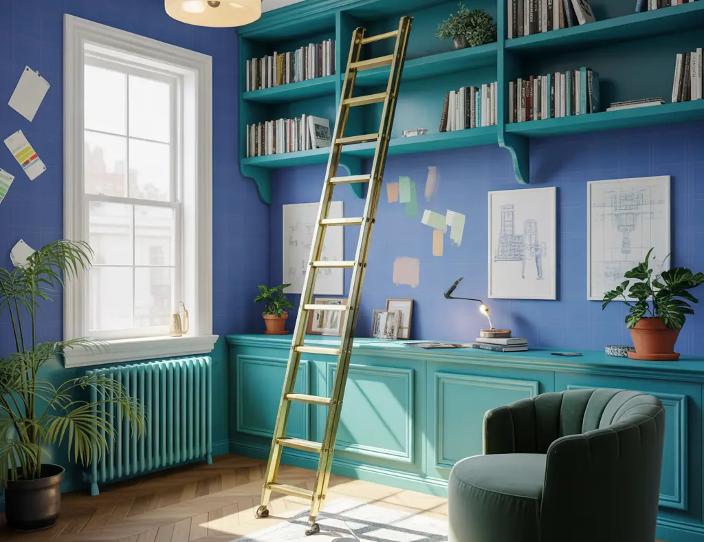 25 Fresh Ideas for Library Painting to Transform Your Home Library