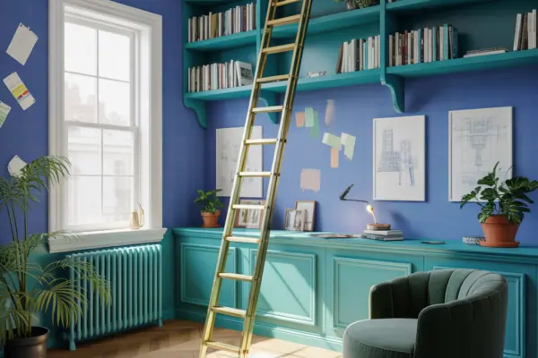 25 Fresh Ideas for Library Painting to Transform Your Home Library