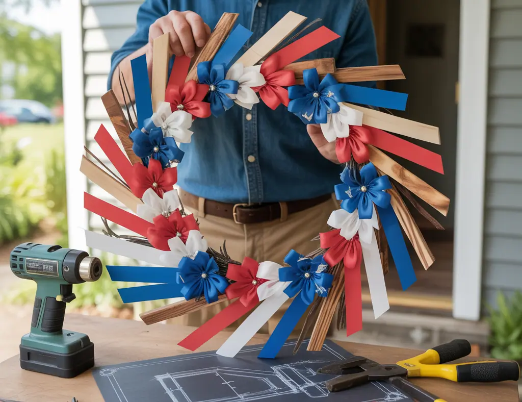 10 Inspiring Ideas for Memorial Day Wreath — DIY & Patriotic Door Decor
