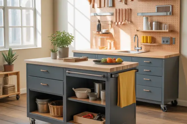 10 Clever Ideas for Moveable Kitchen Island: DIY & Design Inspiration