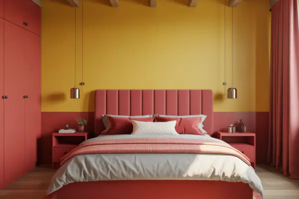 Ideas For Red And Yellow Bedroom