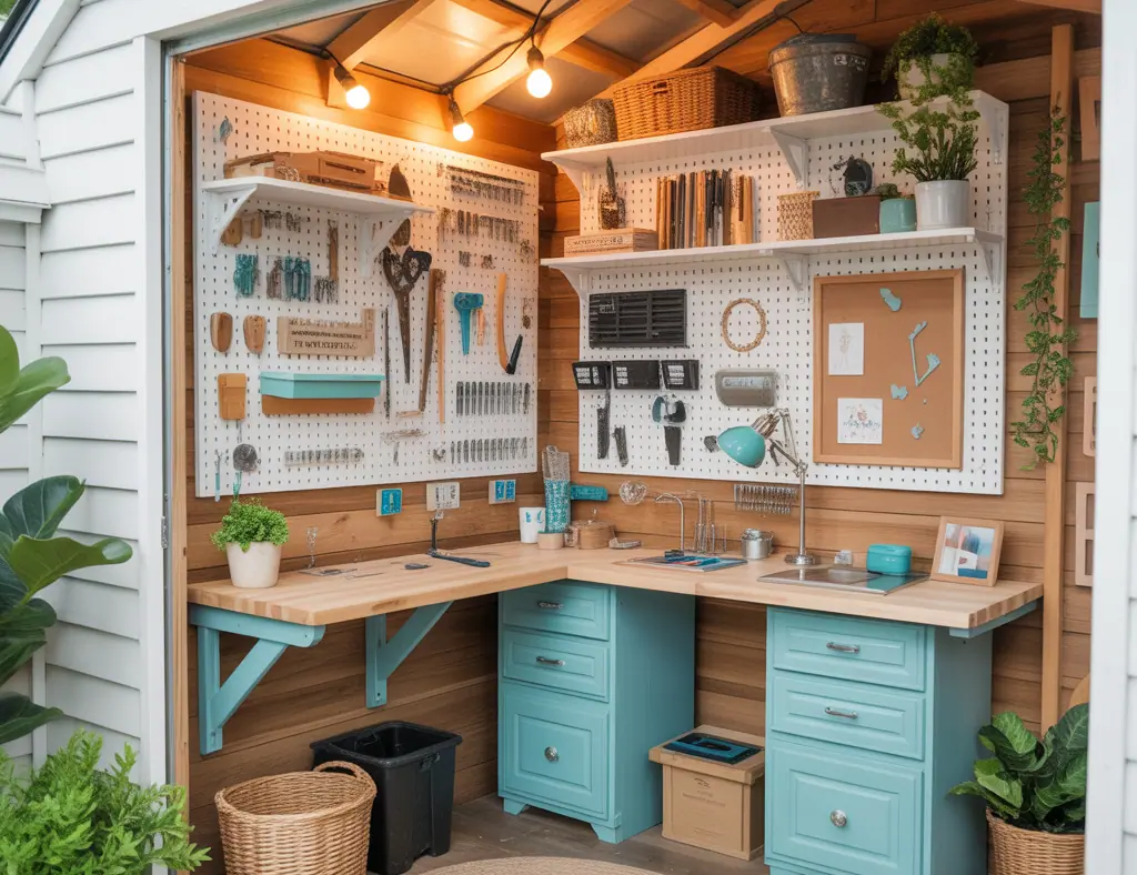 Ideas For Small Shed Interior