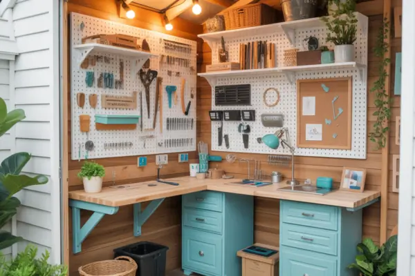 Ideas For Small Shed Interior