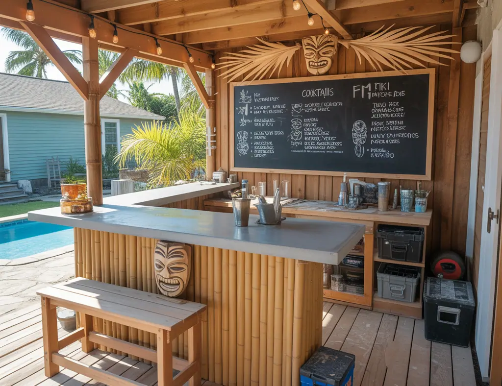 Creative Ideas for Tiki Bars: DIY Backyard Tropical Retreats