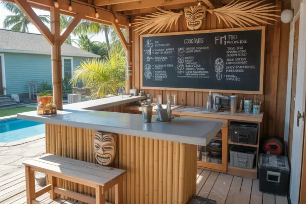 Creative Ideas for Tiki Bars: DIY Backyard Tropical Retreats
