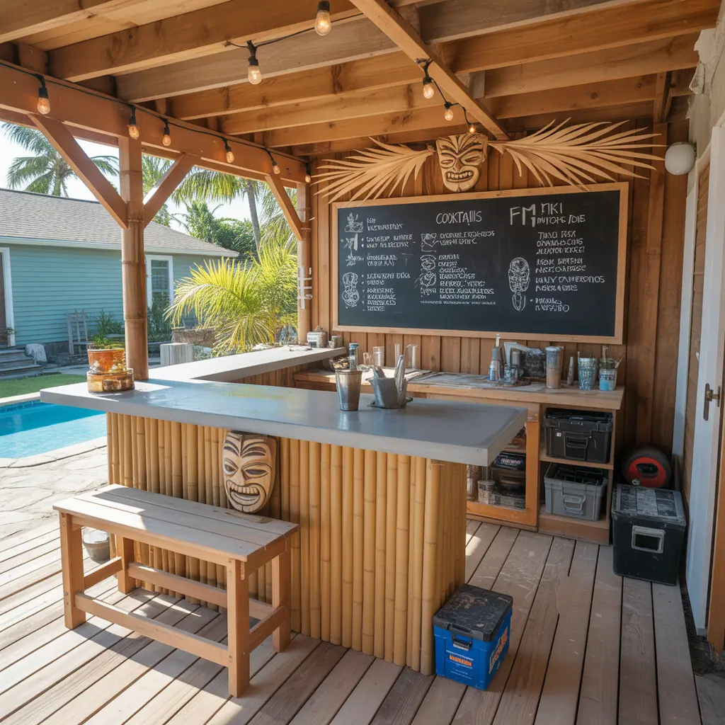 Creative Ideas for Tiki Bars: DIY Backyard Tropical Retreats