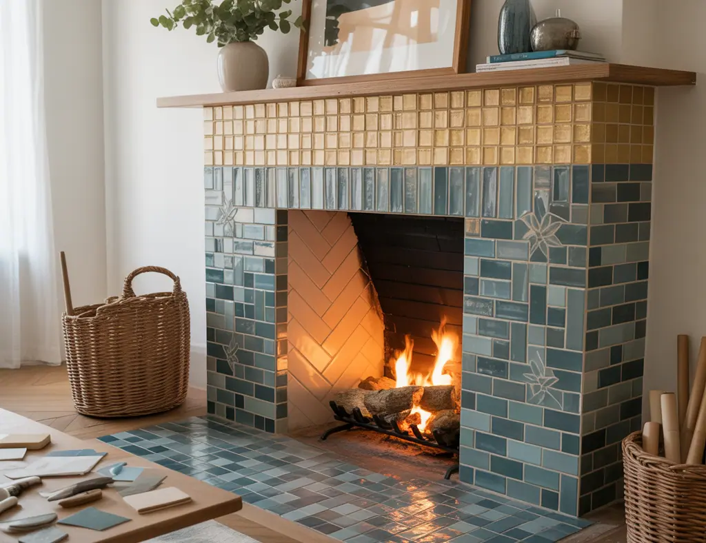 Ideas for Tiled Fireplaces: Stylish DIY Designs & Step-by-Step Makeovers