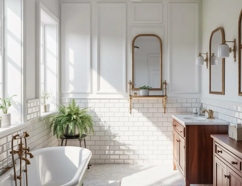 Ideas For Traditional White Bathrooms