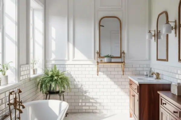 Ideas For Traditional White Bathrooms