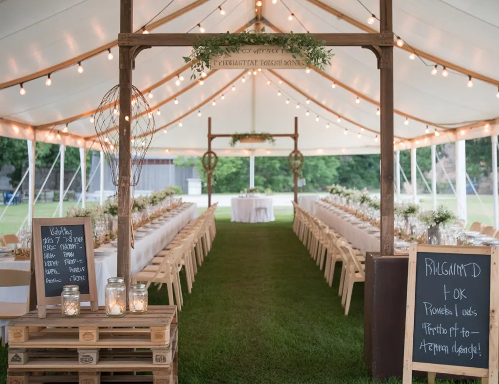 Ideas for Wedding Tent Decoration: DIY Tips, Lighting, and Stylish Designs
