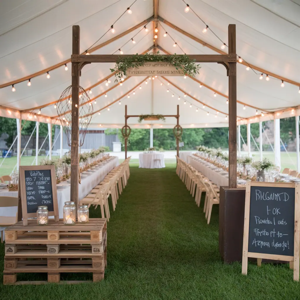 Ideas for Wedding Tent Decoration: DIY Tips, Lighting, and Stylish Designs