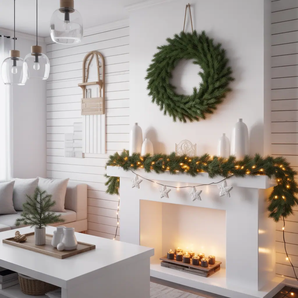 Ideas For White Christmas Decorations