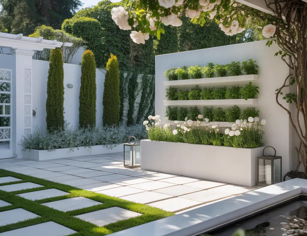 Ideas for White Garden: Bright, Elegant Outdoor Design & DIY Projects