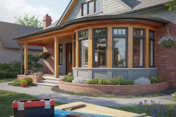 Ideas Front House Addition