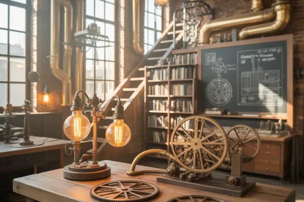 Ideas Steampunk Room: 15 DIY Steampunk Room Ideas for an Industrial-Victorian Makeover
