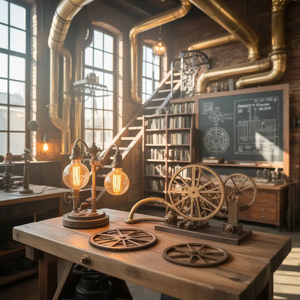 Ideas Steampunk Room: 15 DIY Steampunk Room Ideas for an Industrial-Victorian Makeover