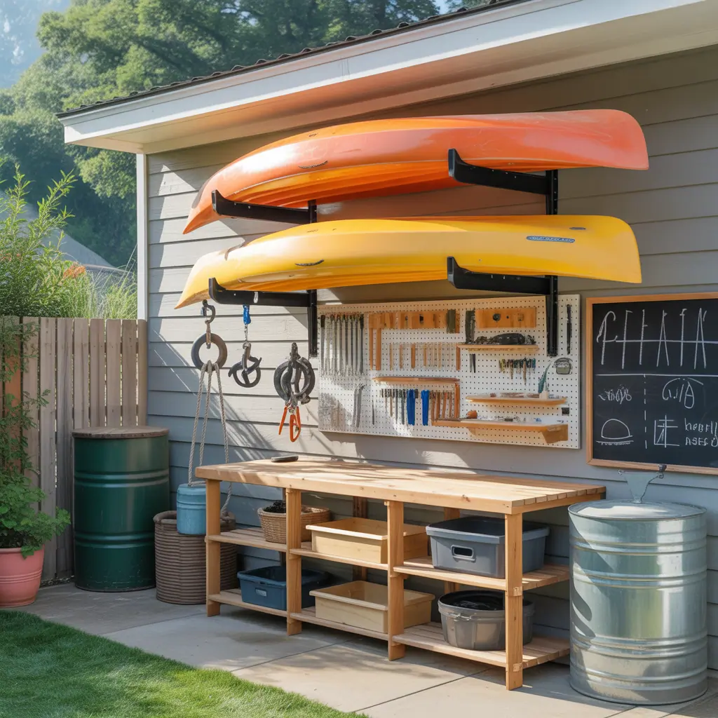 Kayak Storage Outside Ideas