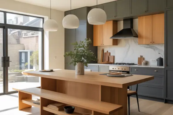 Kitchen Island Dining Table Combo Ideas