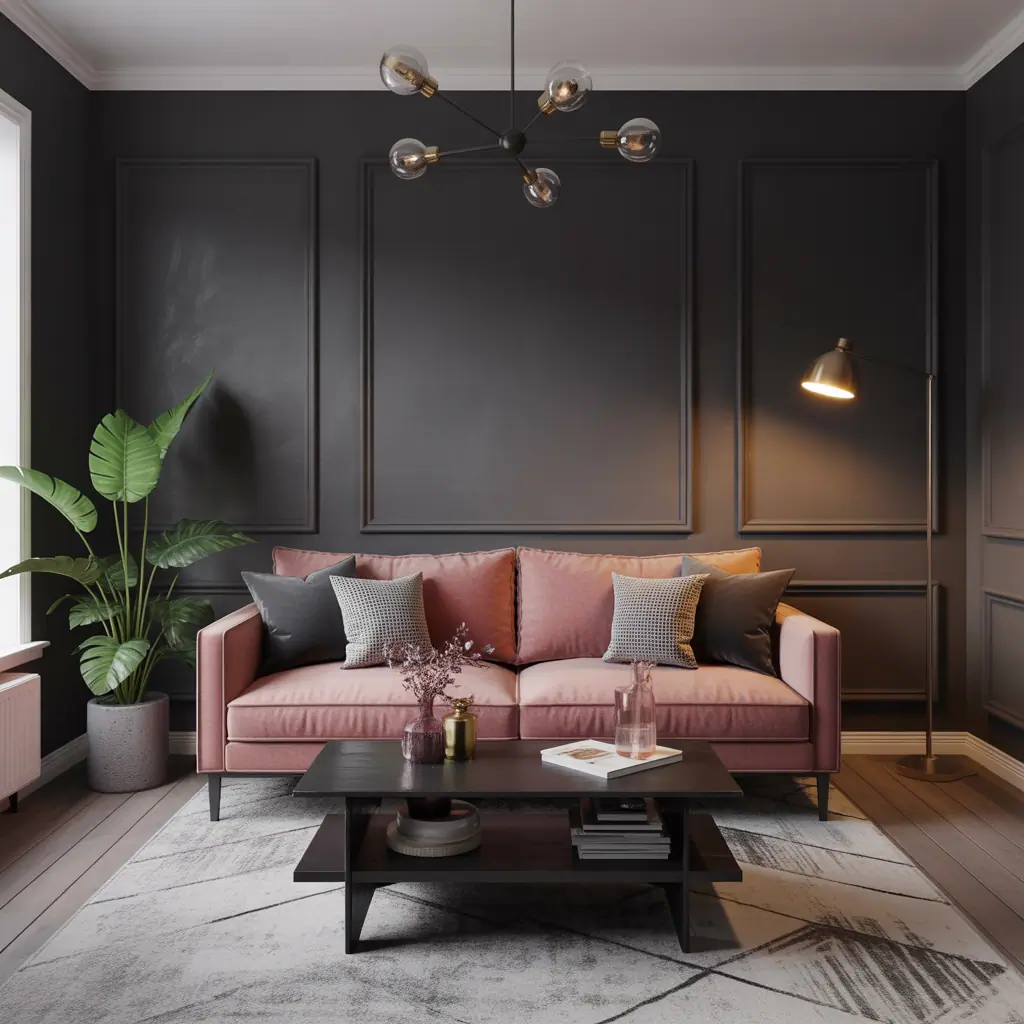 Living Room Ideas Black Grey Pink — Chic, Cozy & DIY-Friendly