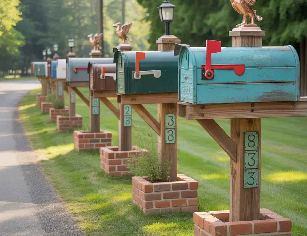 Mailboxes Country Ideas: Rustic & Farmhouse Mailbox Designs for Curb Appeal
