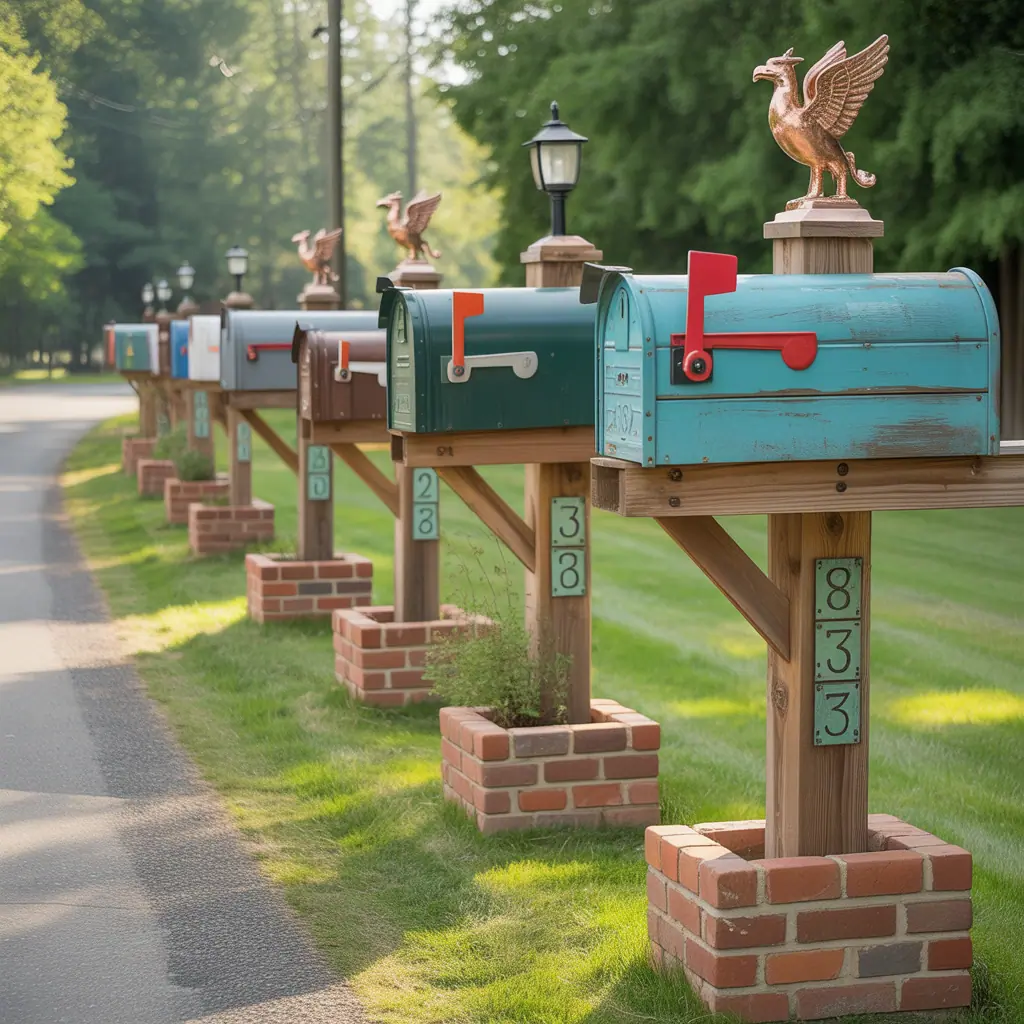 Mailboxes Country Ideas: Rustic & Farmhouse Mailbox Designs for Curb Appeal