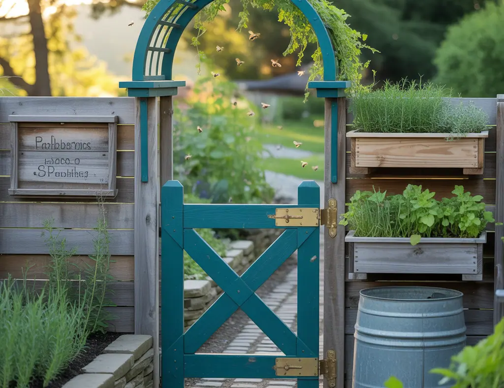 Outdoor Vegetable Garden Gate Themes: 12 Stylish Ideas + DIY Tips