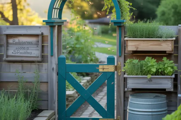 Outdoor Vegetable Garden Gate Themes: 12 Stylish Ideas + DIY Tips