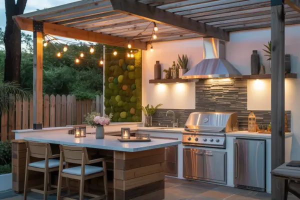Pergola Ideas Modern Outdoor Kitchen — Stylish DIY Designs & Step-by-Step Tips