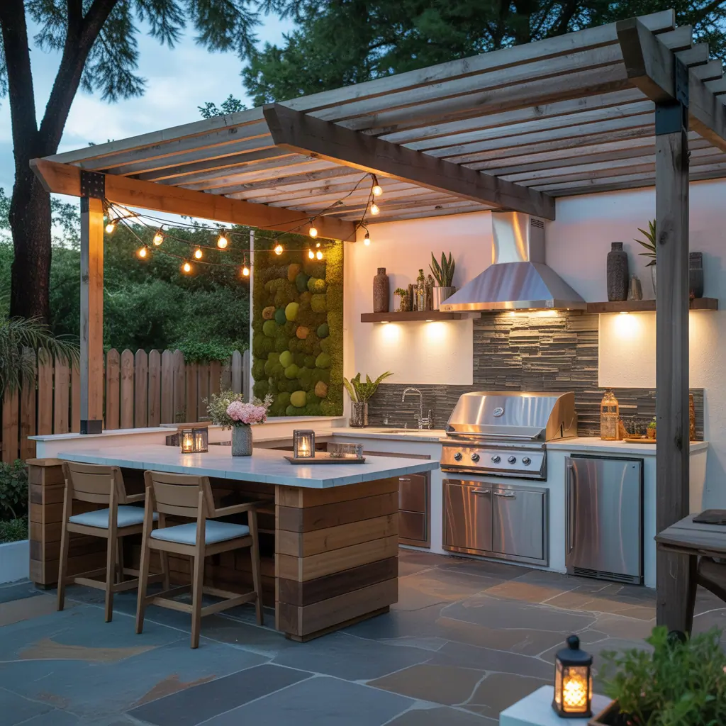 Pergola Ideas Modern Outdoor Kitchen — Stylish DIY Designs & Step-by-Step Tips