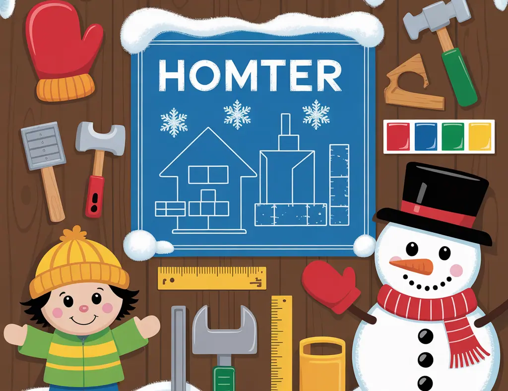 Preschool Winter Bulletin Board: Easy DIY Classroom & Home Ideas